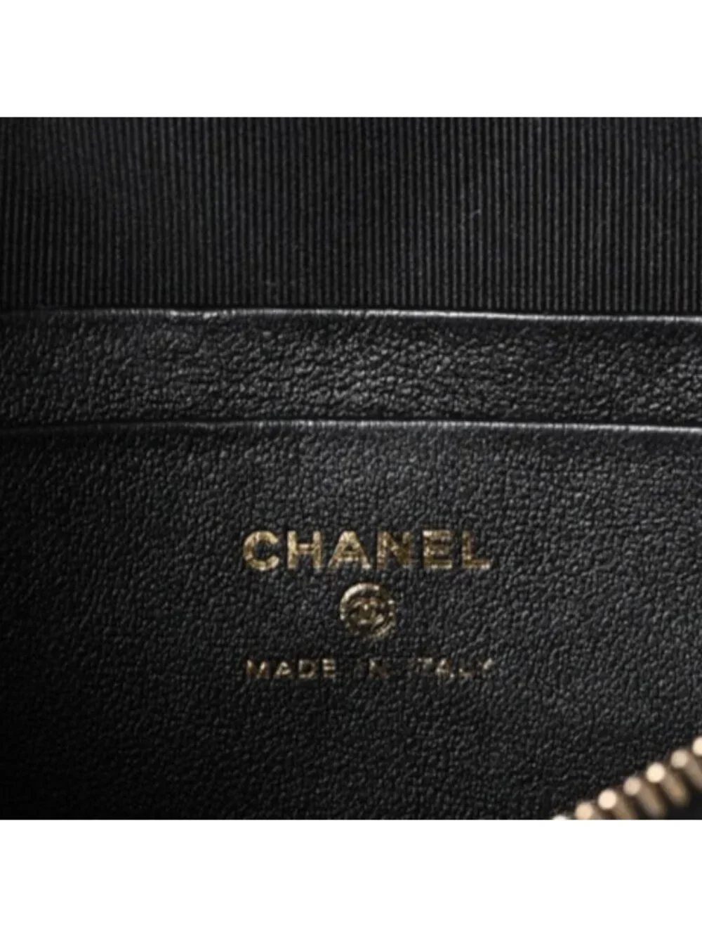 Chanel Quilted Heart Chain Waist Bag Mini Random Model Lambskin Black Gold